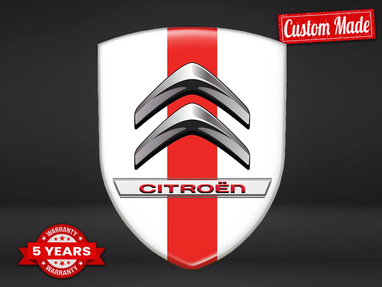 Citroen Etiquetas Negocio Resistentes Limitadas Con Estilo